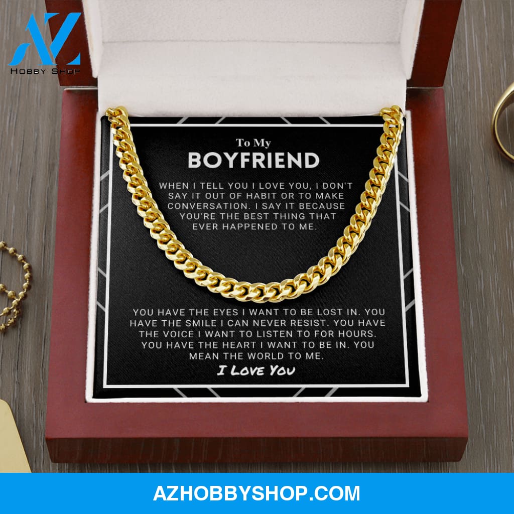 Boyfriend - The World To Me - Cuban Chain