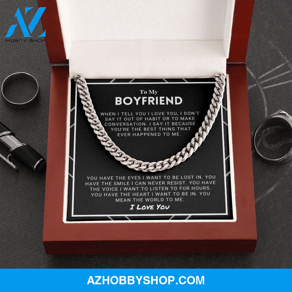 Boyfriend - The World To Me - Cuban Chain