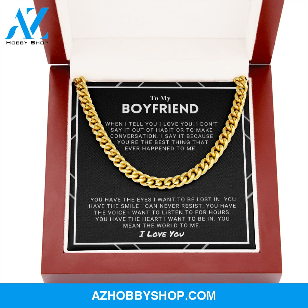 Boyfriend - The World To Me - Cuban Chain