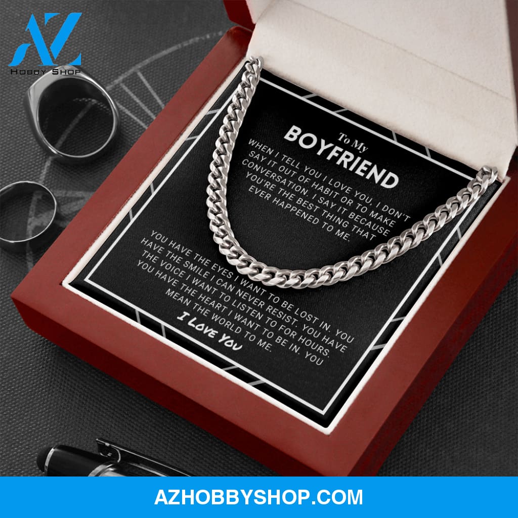 Boyfriend - The World To Me - Cuban Chain