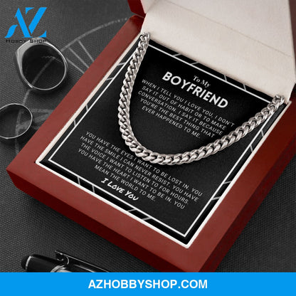 Boyfriend - The World To Me - Cuban Chain