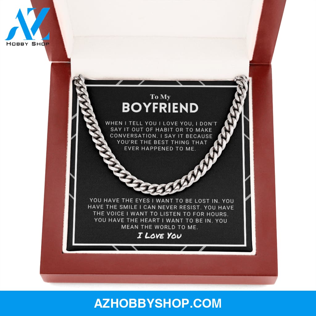 Boyfriend - The World To Me - Cuban Chain
