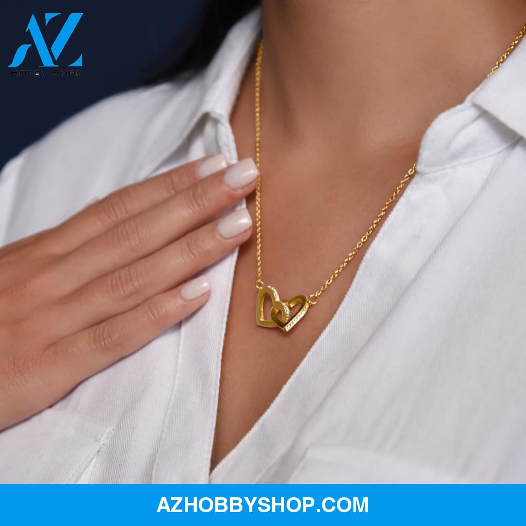 Bridesmaid - Heart Connection - Interlocking Hearts Necklace