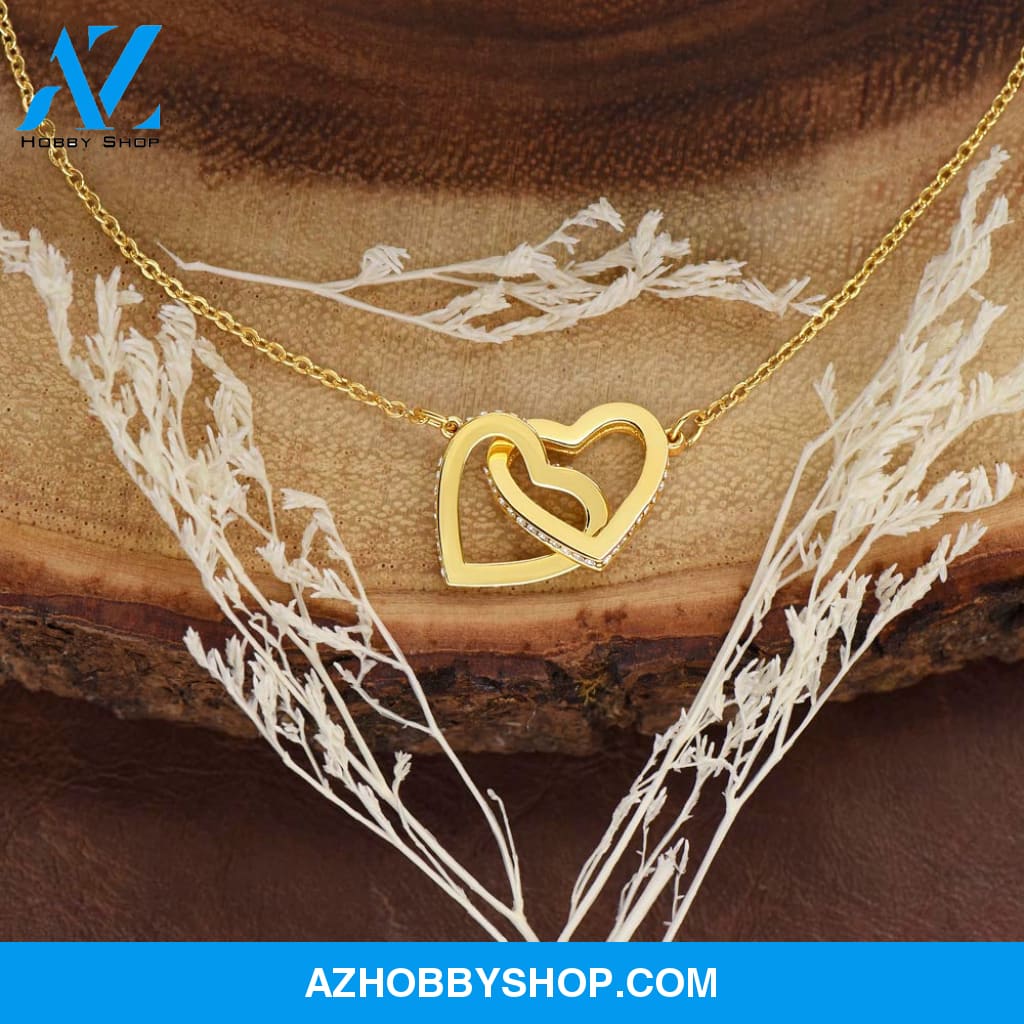 Bridesmaid - Heart Connection - Interlocking Hearts Necklace