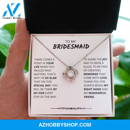 Bridesmaid - Special Day - Love Knot Necklace