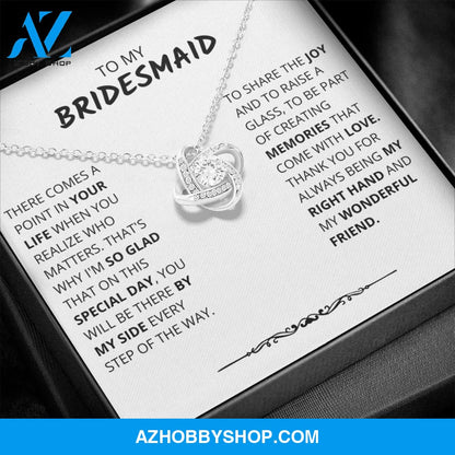 Bridesmaid - Special Day - Love Knot Necklace