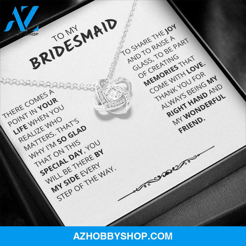 Bridesmaid - Special Day - Love Knot Necklace