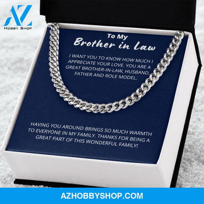 Brother in Law - Great Brother in Law  - Cuban Link Chain