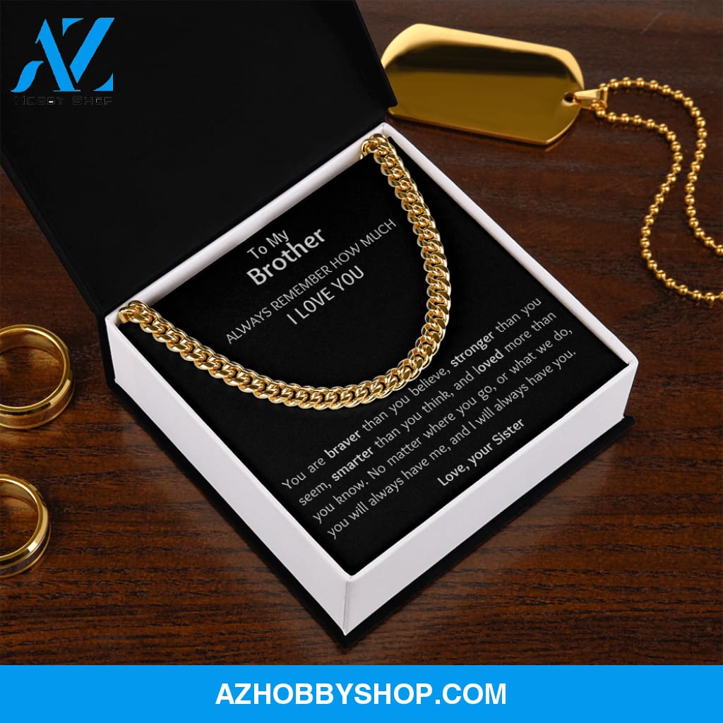 Brother - Love You - Cuban Link Chain