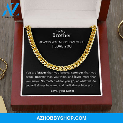 Brother - Love You - Cuban Link Chain