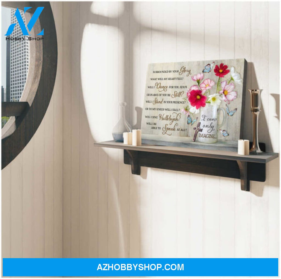 Ohcanvas Butterfly Canvas Sing Hallelujah Wall Art Decor