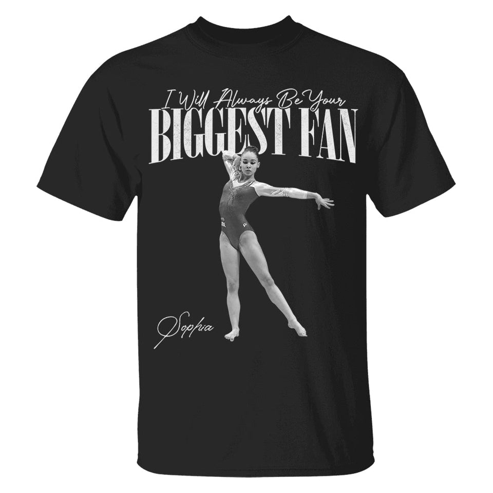 I'll Always Be Your Biggest Fan - Washed Tee Retro Bootleg Shirt For Gymnast A2110