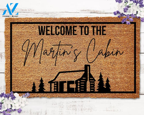 Cabin doormatCabin door matCabin decorCabin decor rusticMountain doormat Lake house doormat Mountain house doormat