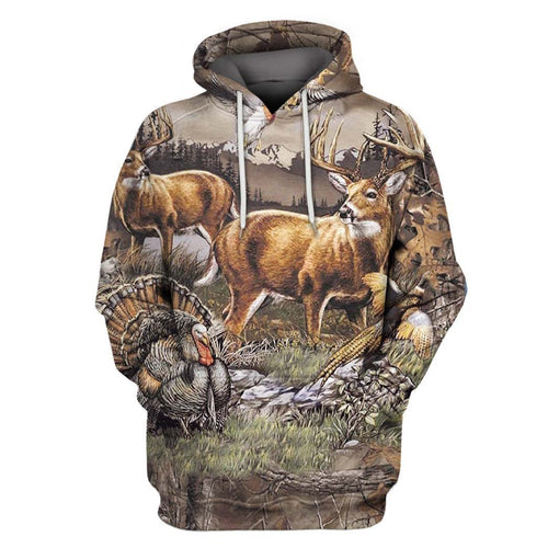 Hunting Gifts Deer Hunting Gifts All Over Print Deer Hunting Unisex Hoodie