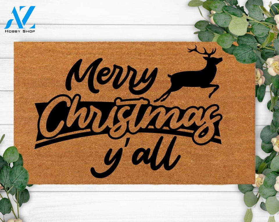 Christmas Closing Gift-Your Custom Design Door Mat-Custom Rug-New home Owner-Welcome Mat-Newlyweds Gift-Coir Mat-Bridal