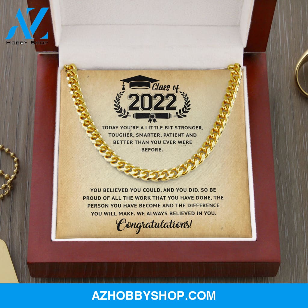 Class Of 2023 - You Make Us Proud - Cuban Link Chain