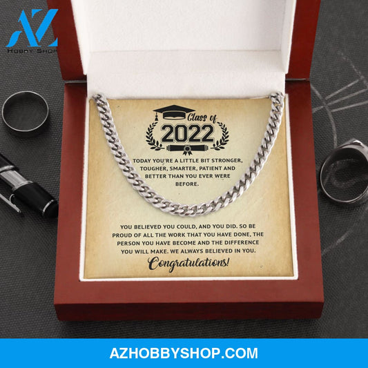 Class Of 2023 - You Make Us Proud - Cuban Link Chain