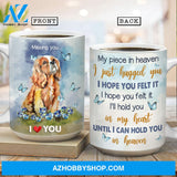 Cocker Spaniel drawing, Dog painting, I'll hold you in my heart - Heaven AOP Mug