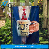 Coffee cup, Nice suit, Gift for dad, Happy Father's day - Family Flag