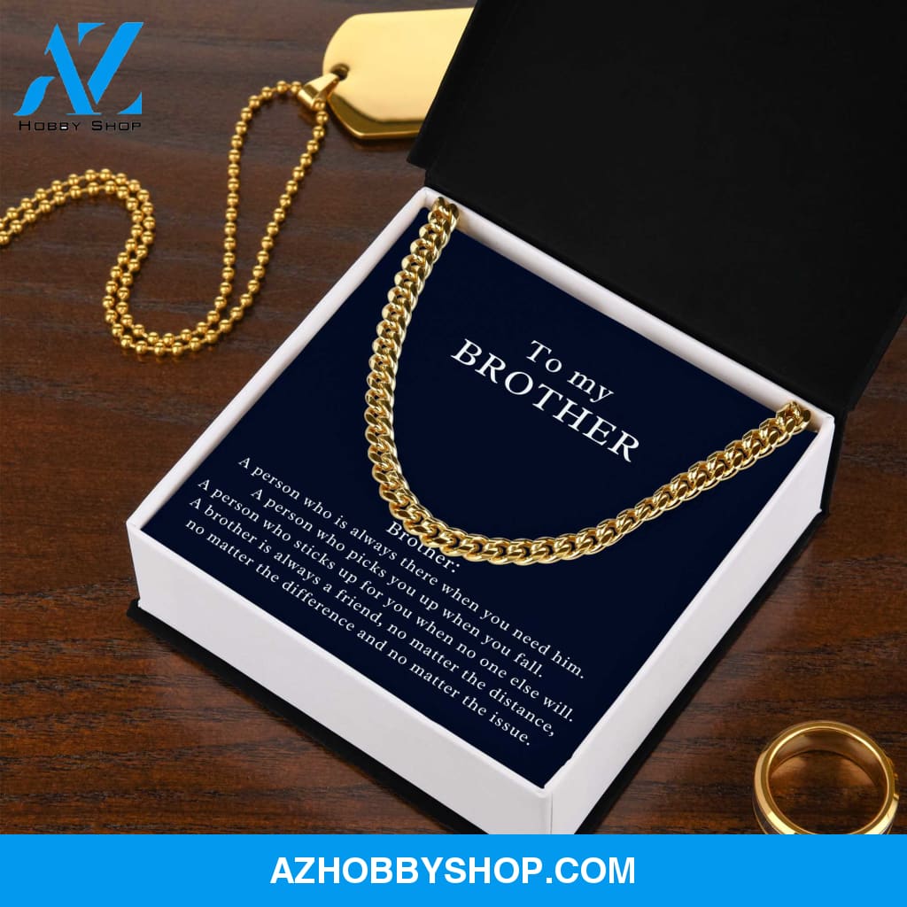Cuban Chain Necklace for my Brother