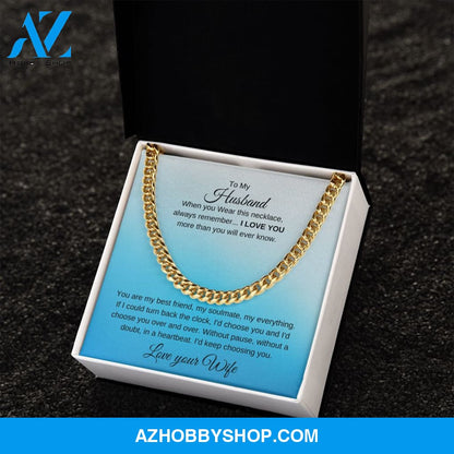 Cuban Link Chain - To My Husband