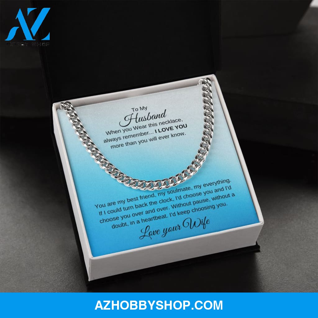 Cuban Link Chain - To My Husband