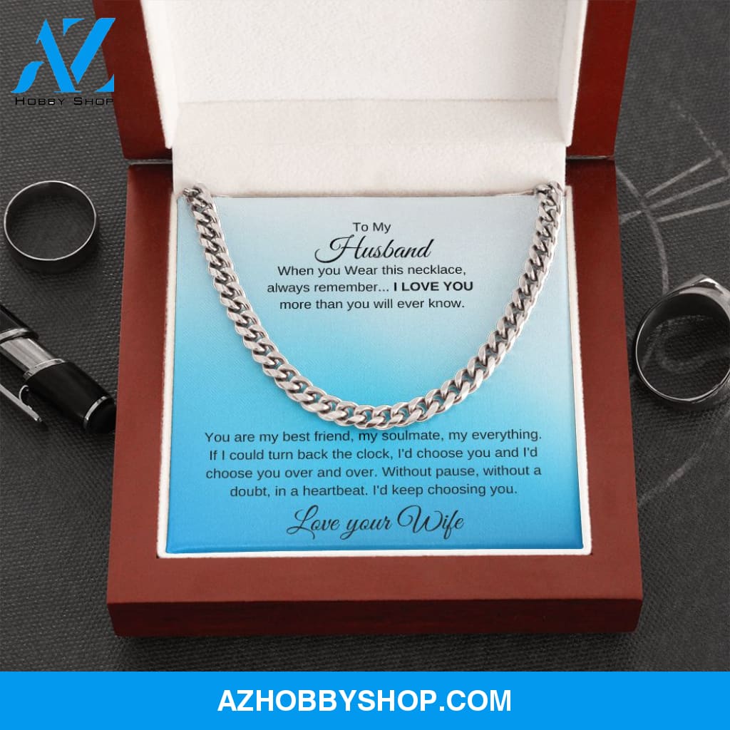 Cuban Link Chain - To My Husband