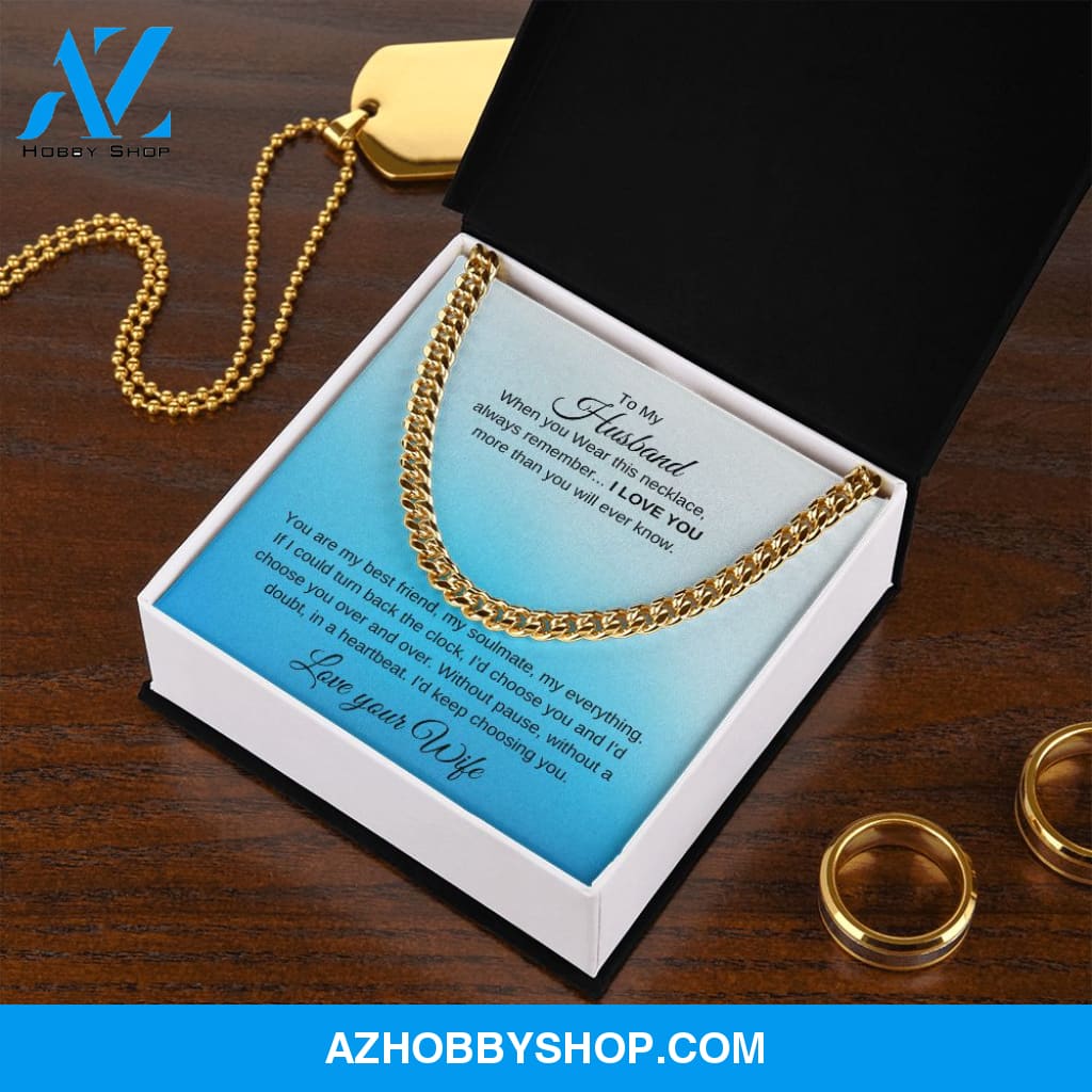 Cuban Link Chain - To My Husband