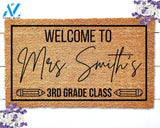 Custom Doormat for Classroom Doormat Teacher Gifts Personalized Teacher Doormat Welcome Mat for Classroom Door Mat Back