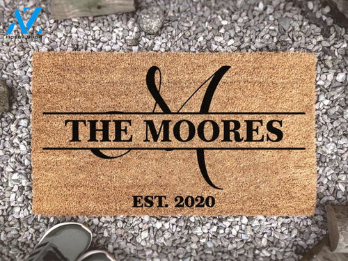 Custom Doormat - Home Decor - Personalized Gift - Personalized Doormat - Monogram Doormat - Custom Door Mat -