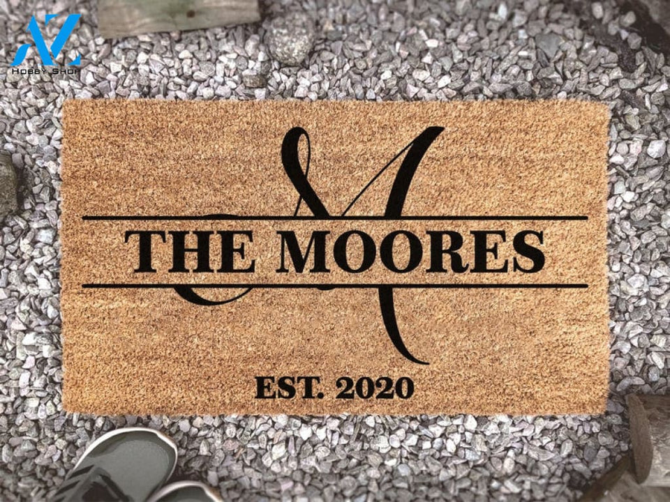 Custom Doormat - Home Decor - Personalized Gift - Personalized Doormat - Monogram Doormat - Custom Door Mat -