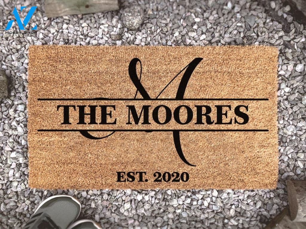 Custom Doormat - Home Decor - Personalized Gift - Personalized Doormat - Monogram Doormat - Custom Door Mat -