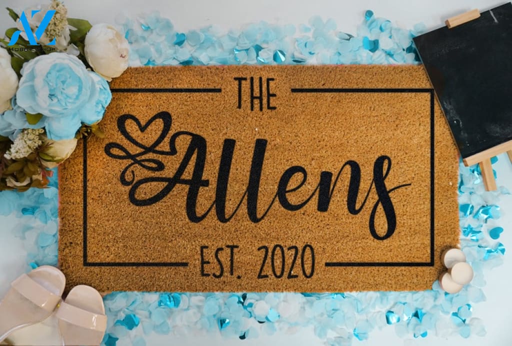 Custom Doormat - Personalized Doormat - Welcome Doormat - Closing Gift Housewarming Gift Realtor Gift - Outdoor