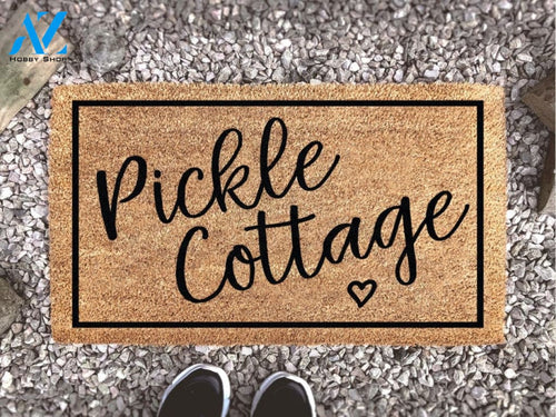 Custom Doormat With House Name - Personalised Welcome Mat - Bespoke Doormat - Housewarming Gift - Pickle Cottage -
