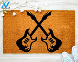 Custom Electronic Guitar Doormat Custom Doormat Jesus Custom Doormat Porch Decor Housewarming Gift Doormat