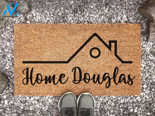 Custom Family Name Doormat Personalized Home Door Mat - Customized Outdoor Rug - New Home Gift - Realtor Gift -