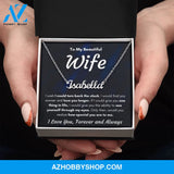 Custom name best anniversary gifts for her badass women gifts love necklaces for women gift for wife birthday presents for the wife