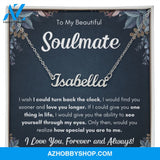 Custom name gift for girlfriend birthday personalized gifts for wife anniversary gift for her soulmate necklace for women present