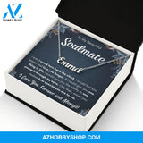 Custom name gift for girlfriend birthday personalized gifts for wife anniversary gift for her soulmate necklace for women present
