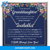 Custom name granddaughter gifts from grandma granddaughter necklace gifts for granddaughter grandmother granddaughter necklace from grandpa