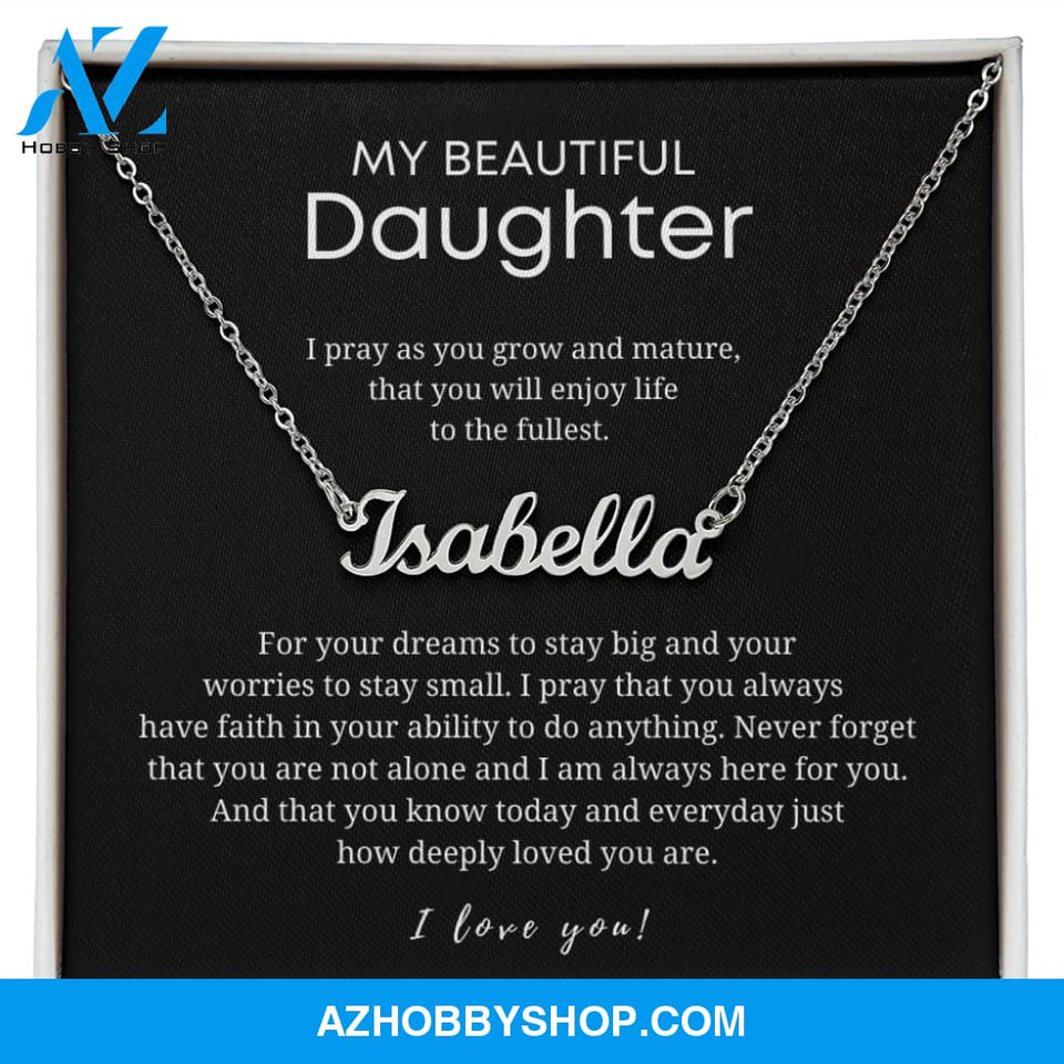 Custom Name Necklace - Gift for Daughter