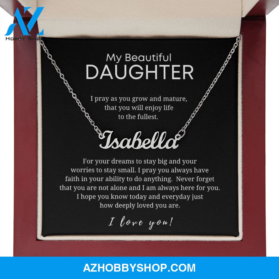 Custom Name Necklace-Gift for Daughter