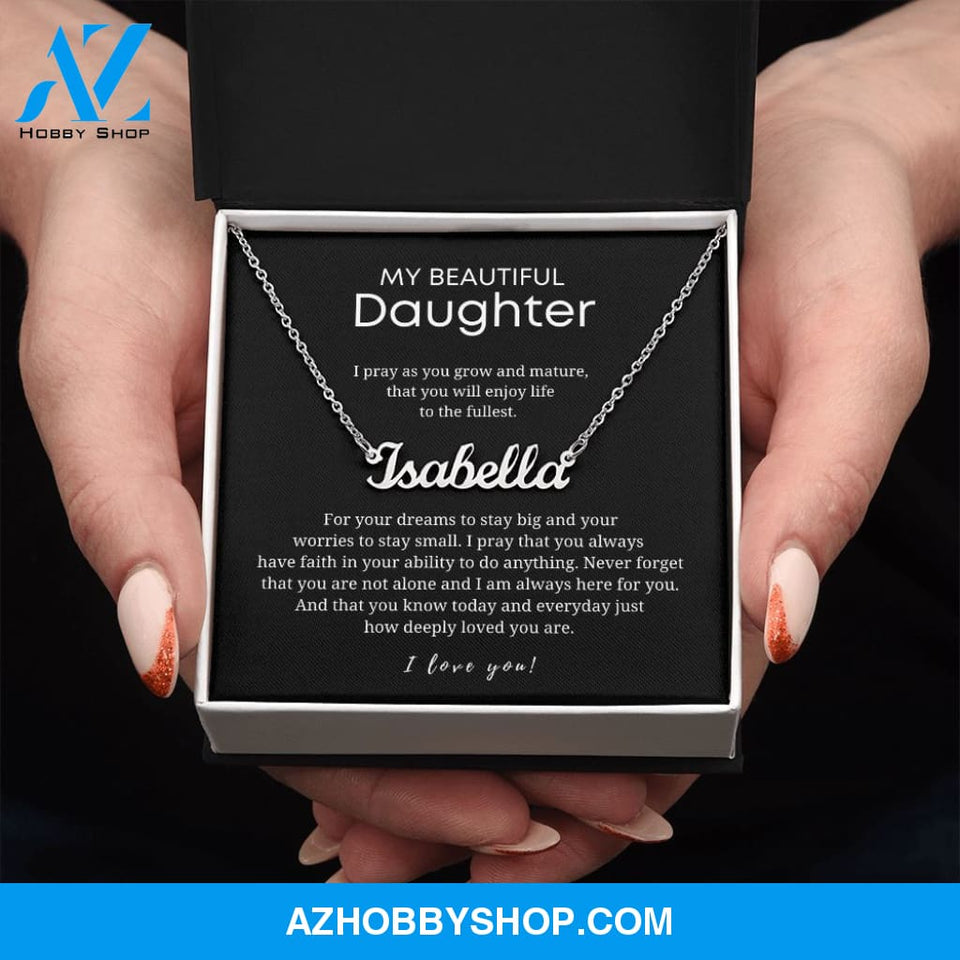 Custom Name Necklace - Gift for Daughter