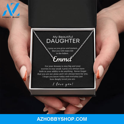 Custom Name Necklace-Gift for Daughter