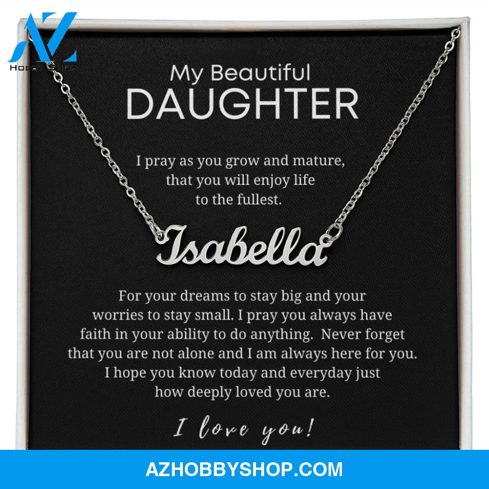 Custom Name Necklace-Gift for Daughter