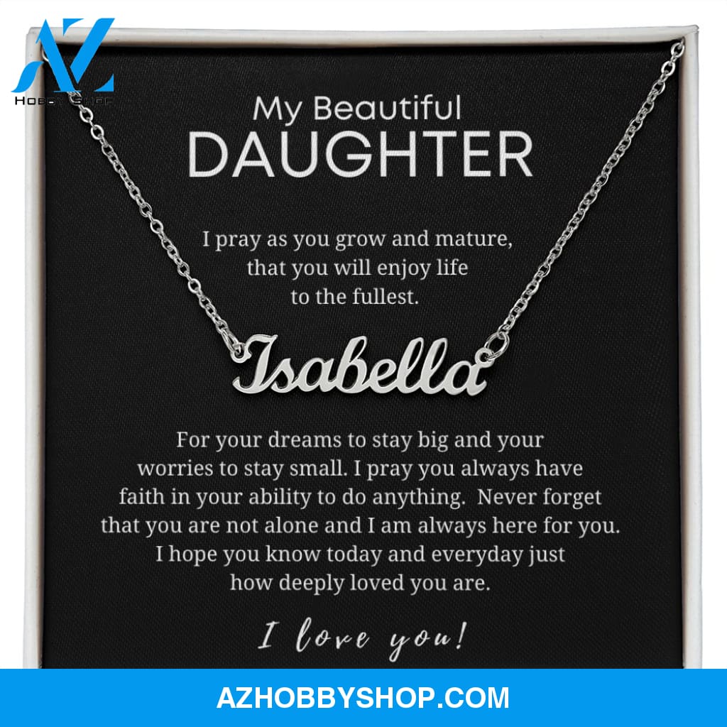 Custom Name Necklace-Gift for Daughter