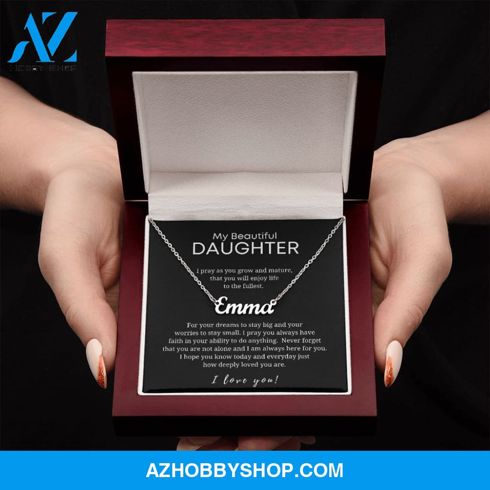 Custom Name Necklace-Gift for Daughter
