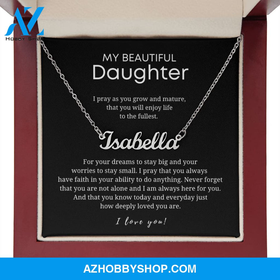 Custom Name Necklace - Gift for Daughter