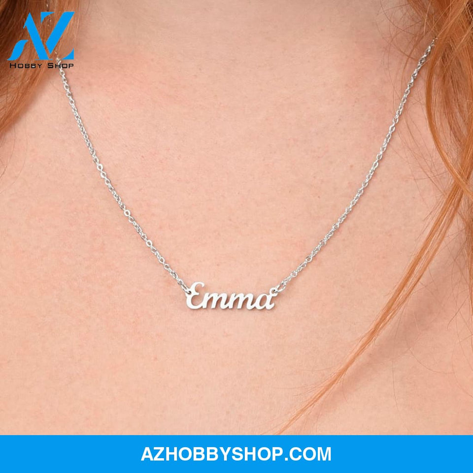 Custom Name Necklace -Gift for Granddaughter