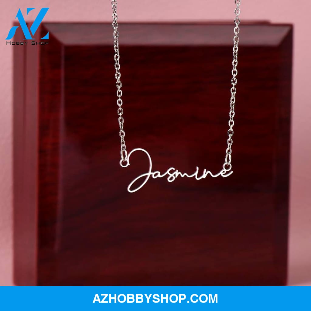 Custom Name Necklace Gold Or Silver